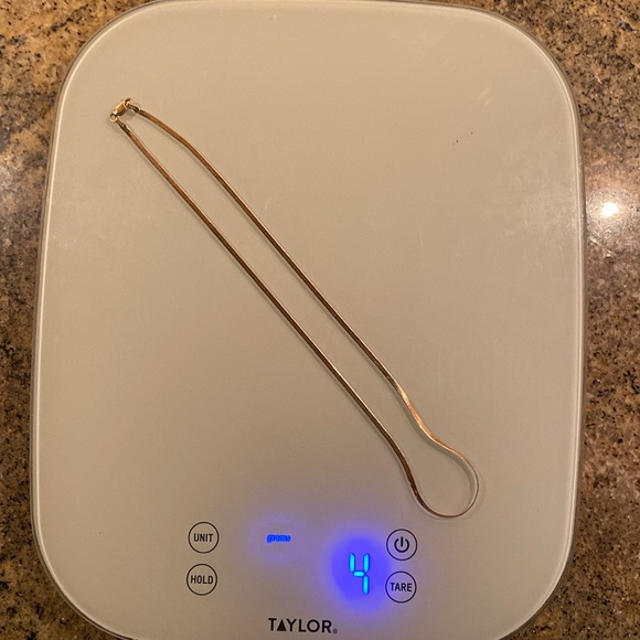 14kt Gold Herringbone Necklace - Picture 15 of 17